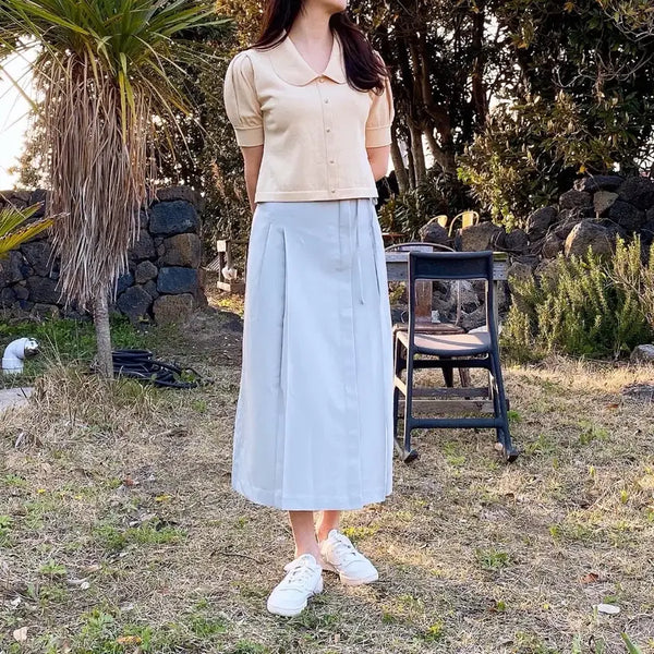 [BUNJANG] H-Line Long Skirt (S, M Sizes) / H라인 롱 스커트 S, M 두가지 사이즈