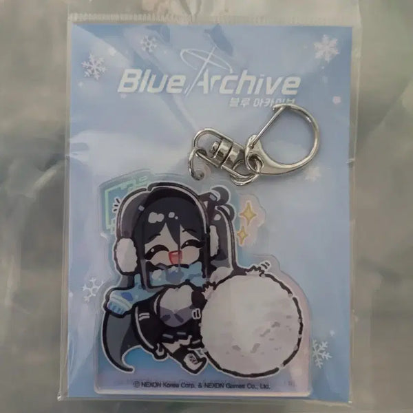 [BUNJANG] Blue Archive Aris Winter Acrylic Keychain / 블루아카이브 아리스 애니플러스 겨울 키링