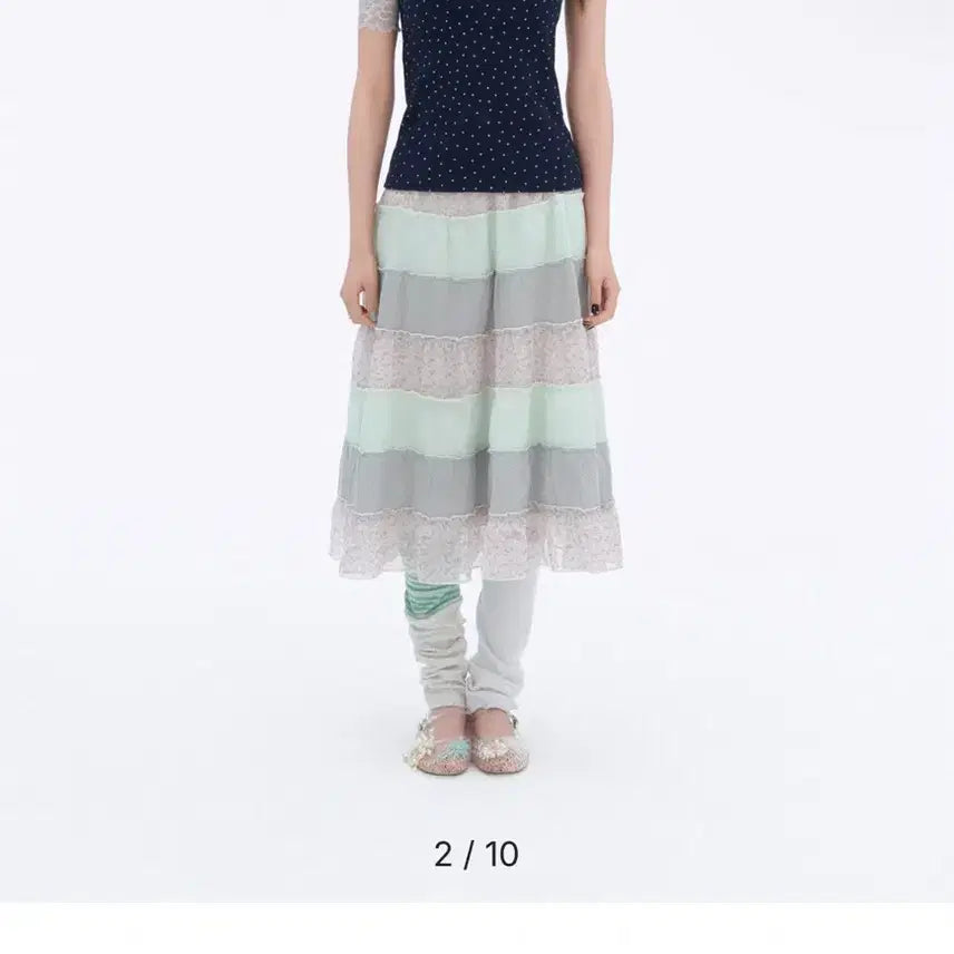 [BUNJANG] Sononnomori Triple Patch Cancan Skirt / 소노노모리 TRIPLE PATCH CANCAN SKIRT
