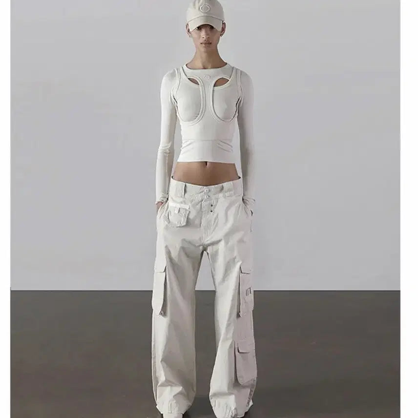 [BUNJANG] Badblood Alpha Cargo Trousers - Sand / 배드블러드 알파 카고 트라우저 - 샌드