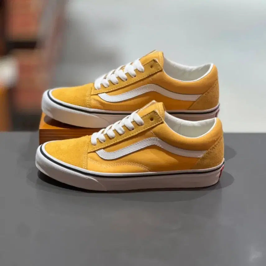 [BUNJANG] Vans Old Skool Yellow Sneakers / 반스 올드스쿨 225