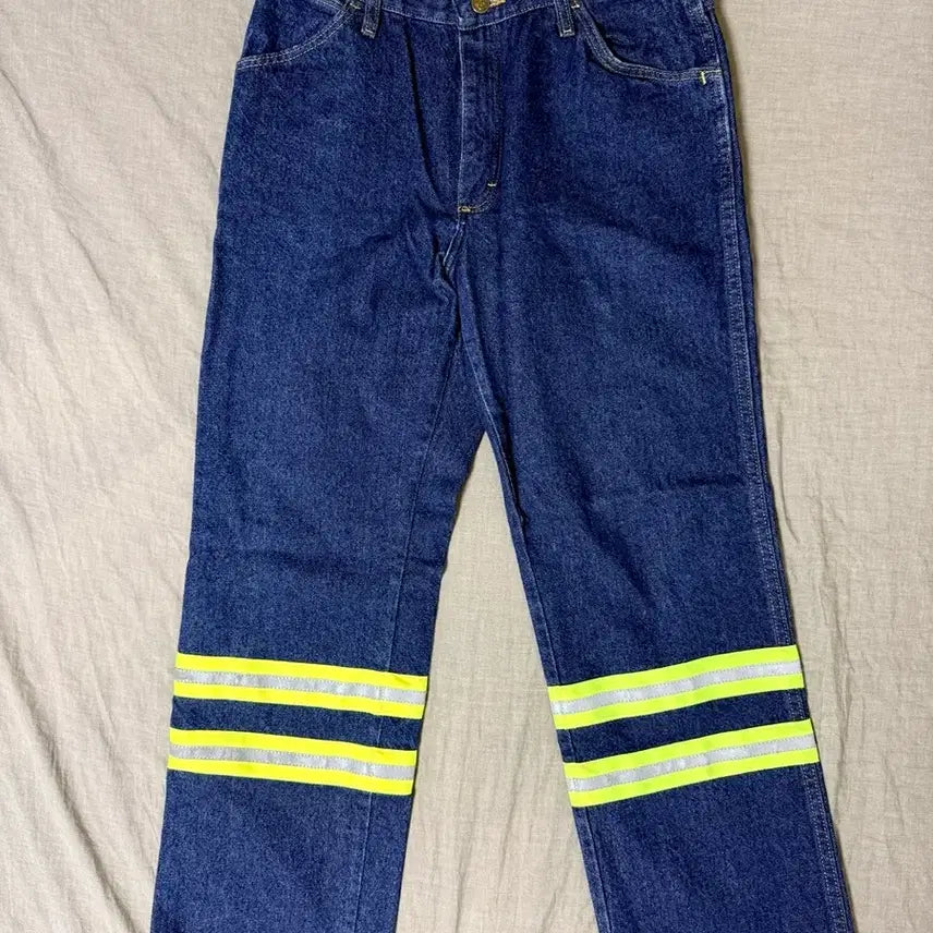 [BUNJANG] Red Cap Reflective Denim Pants (Size 32) / 레드캡 리플렉티브 데님팬츠 32