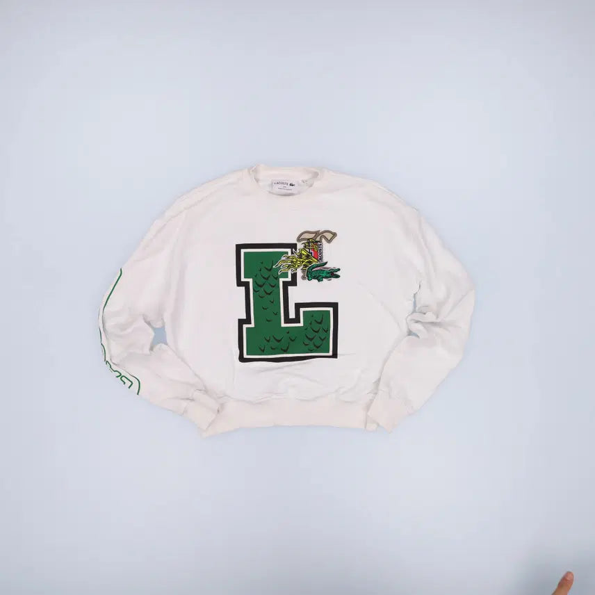 [BUNJANG] Lacoste Women's Holiday Sweatshirt 0805H2 / 34 라코스테  여성 홀리데이 맨투맨 0805H2