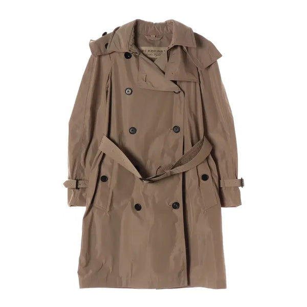 [BUNJANG] Burberry Detachable Hood Double Trench Coat Beige / 버버리 디테퍼블 후드 더블 트렌치 코트 베이지