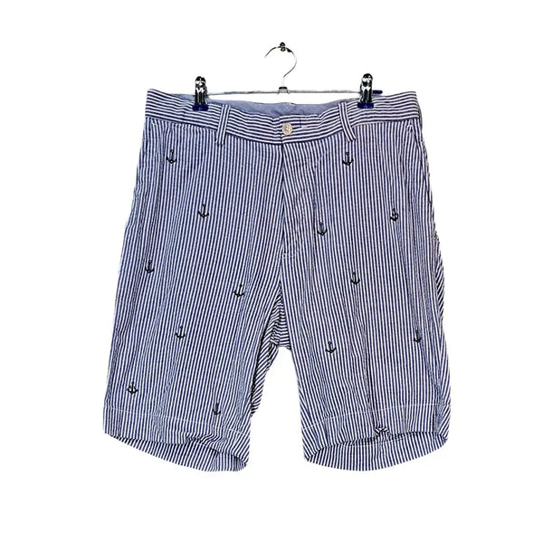 [BUNJANG] Polo Ralph Lauren Men's Regular Fit Striped Chino Shorts (Size 30) / 폴로랄프로렌 남성 프레피한 레귤러핏 치노쇼츠 30 스트라이프 28354
