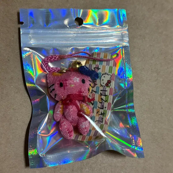 [BUNJANG] Sanrio Vintage Hello Kitty Amulet Doll Keychain Strap / 산리오 고전 헬로키티 부적 인형 키링 스트랩 판매