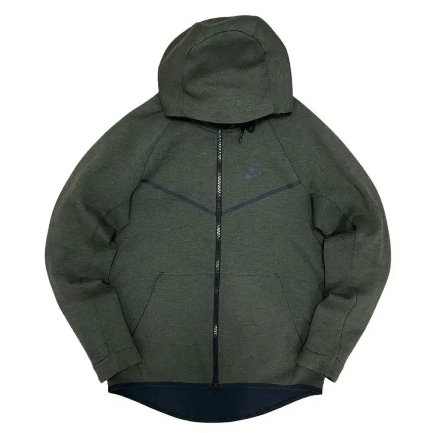 [BUNJANG] Nike Khaki Tech Fleece Hoodie (M) / 나이키 카키 테크팩 후드집업(M)