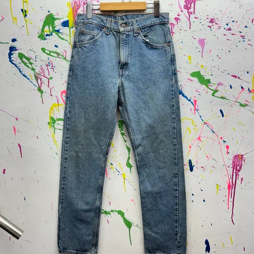 [BUNJANG] 90s Vintage Levi's 505 Orange Tab Regular Fit Denim Pants W29 L32 / 90s 빈티지 리바이스 505 오렌지탭 레귤러핏 데님 팬츠 W29 L32