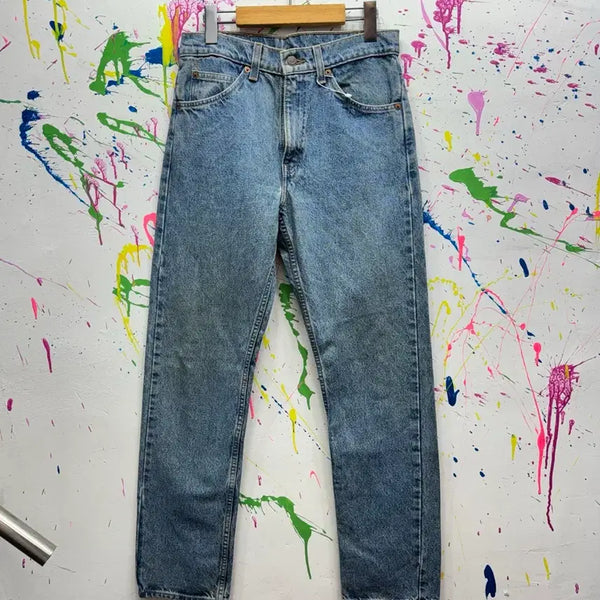 [BUNJANG] 90s Vintage Levi's 505 Orange Tab Regular Fit Denim Pants W29 L32 / 90s 빈티지 리바이스 505 오렌지탭 레귤러핏 데님 팬츠 W29 L32