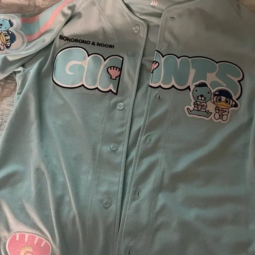 [BUNJANG] Lotte Giants Bonobono Collaboration Uniform Son Sung Bin Marked Size 95 / 롯데자이언츠 보노보노 콜라보 유니폼 손성빈 마킹 팔아요
