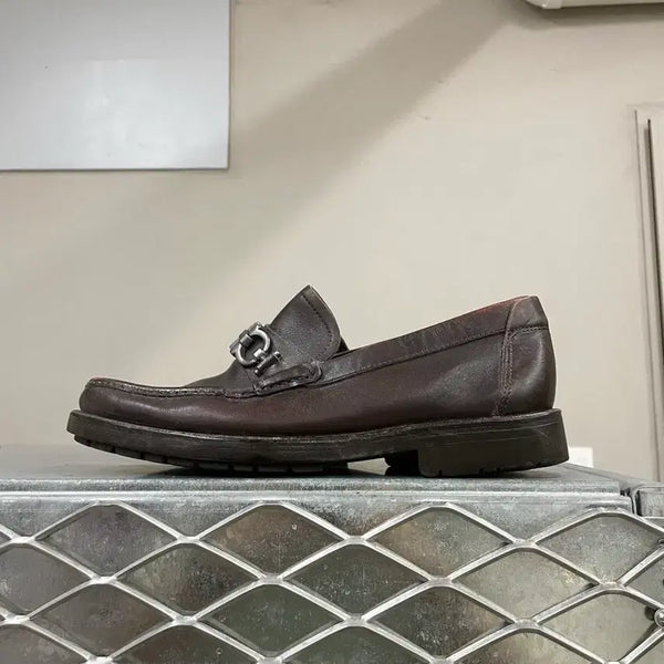 [BUNJANG] Salvatore Ferragamo Leather Loafers 6EEE / 페레가모 레더 로퍼 6EEE (gr-5925)