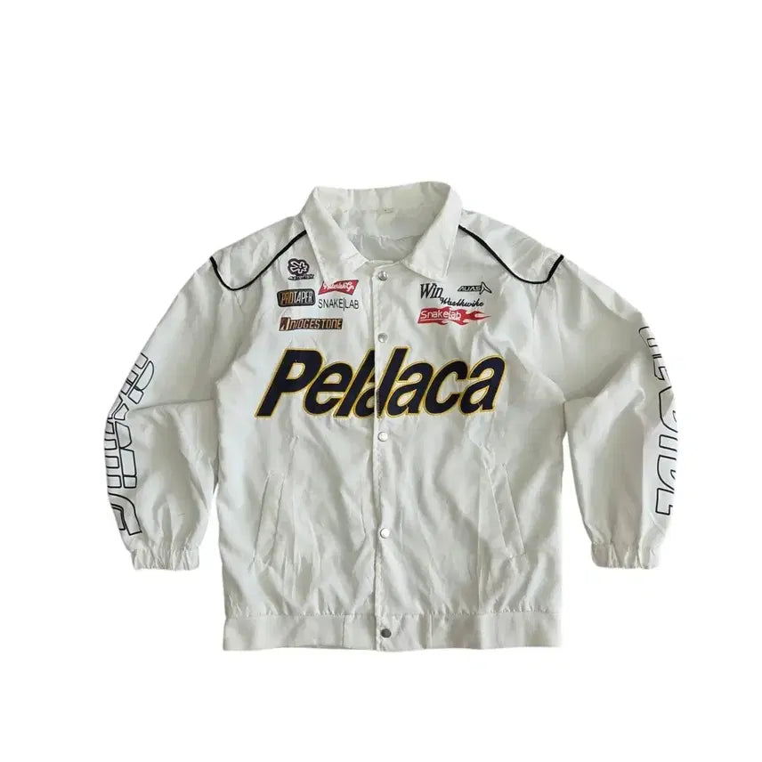 [BUNJANG] Vintage Old Skool Racing Windbreaker Jacket / Vintage 빈티지 올드스쿨 레이싱 바람막이 자켓