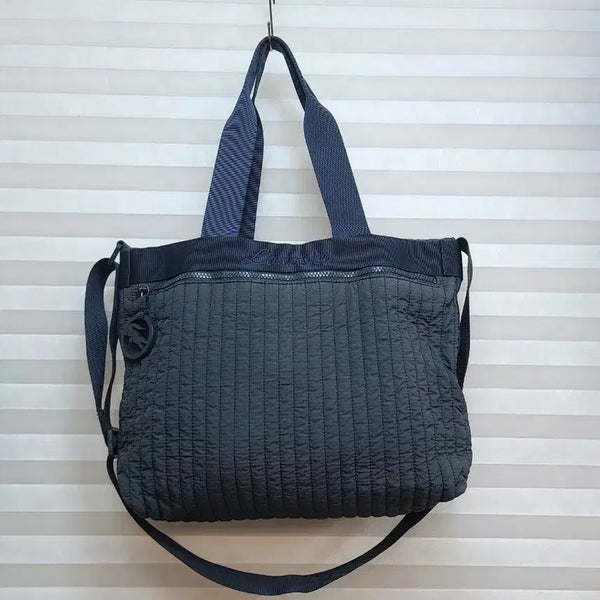 [BUNJANG] Lacoste Canvas Shoulder/Crossbody Bag Navy / 라코스테> 가벼운 천 숄더/크로스백