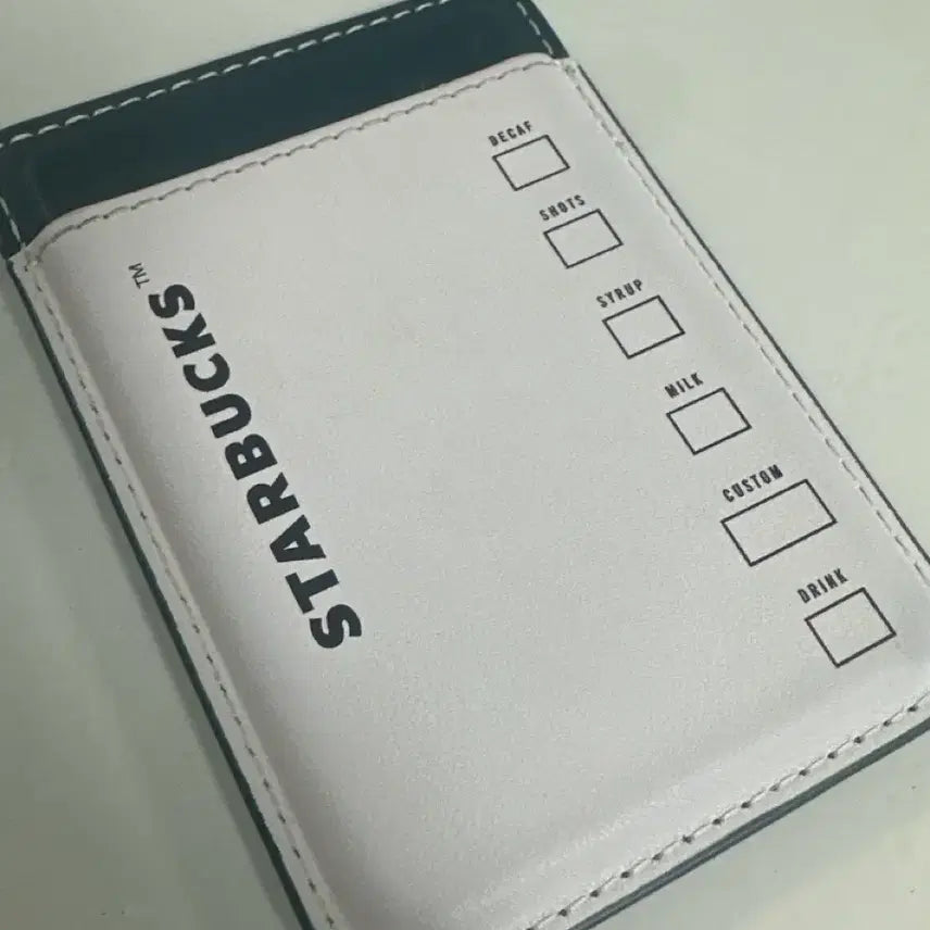 [BUNJANG] Starbucks Card Holder White/Green / 스타벅스 카드지갑 화이트/그린