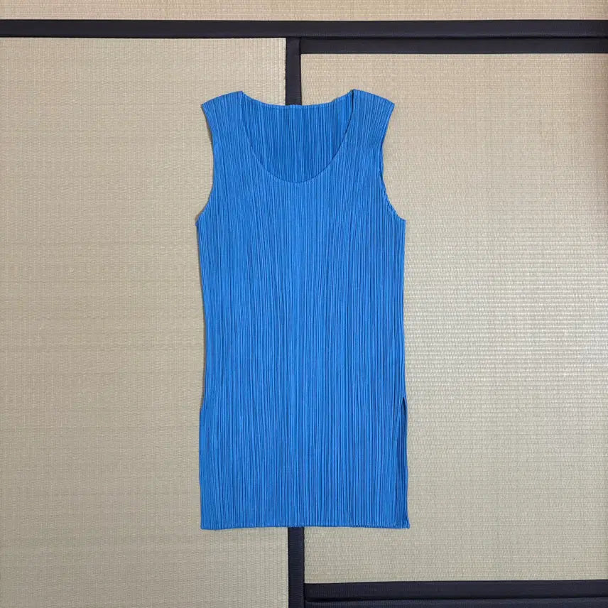 [BUNJANG] Pleats Please Issey Miyake Pleated Sleeveless Top / 플리츠 플리즈 이세이미야케 플리츠 슬리브리스