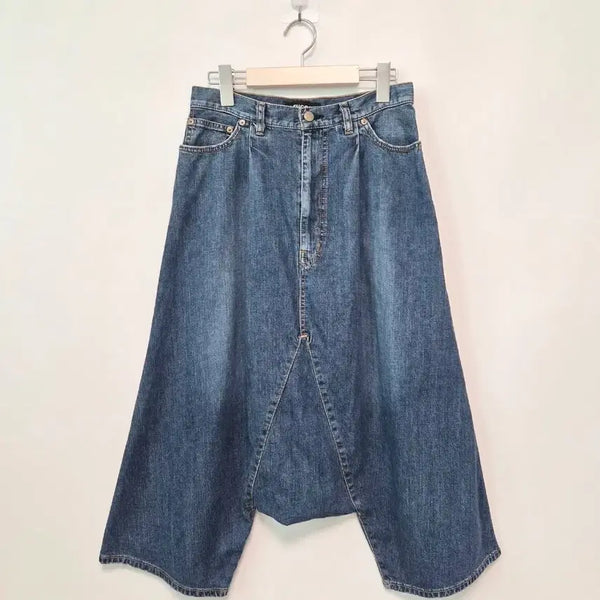 [BUNJANG] Juka Sarrouel Baggy Wide Denim Pants / 주카 사루엘 배기 와이드 데님팬츠 청바지