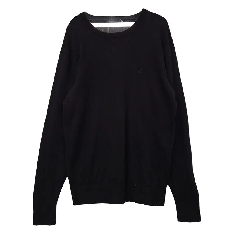 [BUNJANG] DKNY Black Cotton Knit Top M / DKNY 블랙 코튼 니트 M