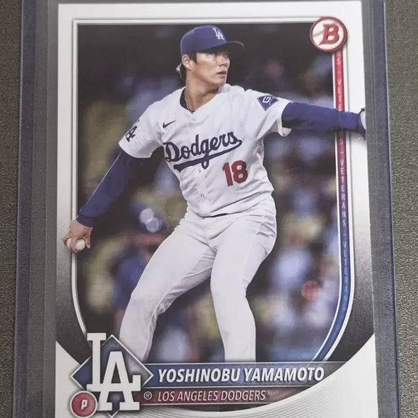 [BUNJANG] Yoshinobu Yamamoto Los Angeles Dodgers Baseball Card / 야마모토요시노부 다저스 야구 카드