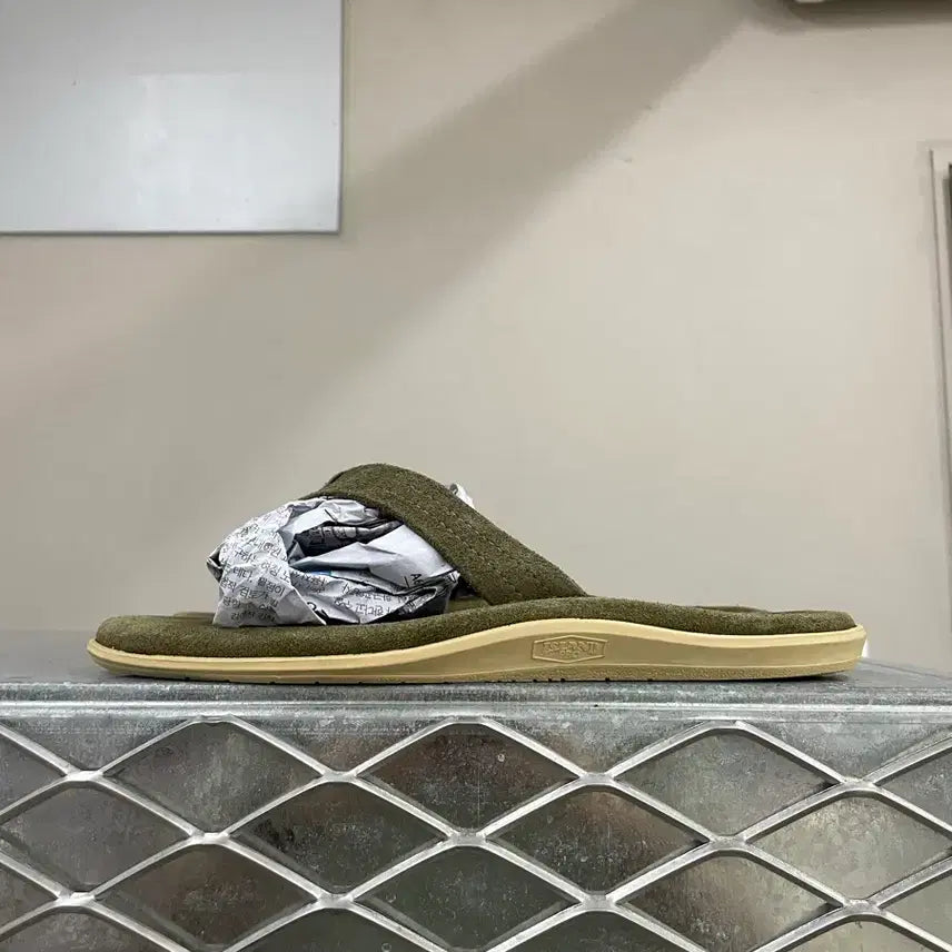 [BUNJANG] Island Slipper Khaki Size 10 / 아일랜드 슬리퍼 카키 10 (gr-5927)