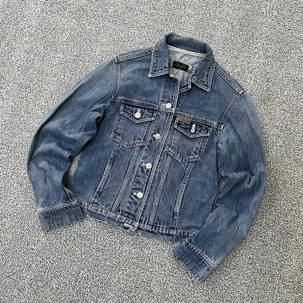 [BUNJANG] System 82-94-160 Women's Denim Jacket / 82-94-160 시스템 한섬 여성 데님자켓 0805M