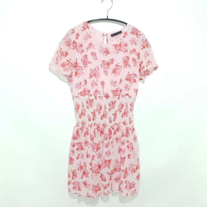 [BUNJANG] ZARA Floral Chiffon Dress / 자라 플로럴 쉬폰 원피스 S_S2695