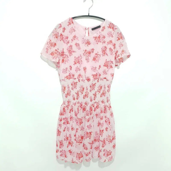 [BUNJANG] ZARA Floral Chiffon Dress / 자라 플로럴 쉬폰 원피스 S_S2695