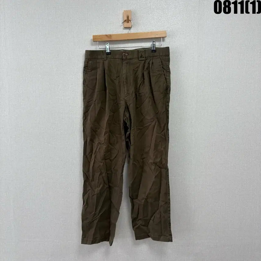 [BUNJANG] Beanpole Khaki Cotton Pants Men's L / 빈폴 카키색 남성 면바지 L