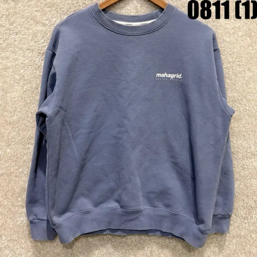[BUNJANG] Mahagrid Sweatshirt Blue / 마하그리드 맨투맨 블루