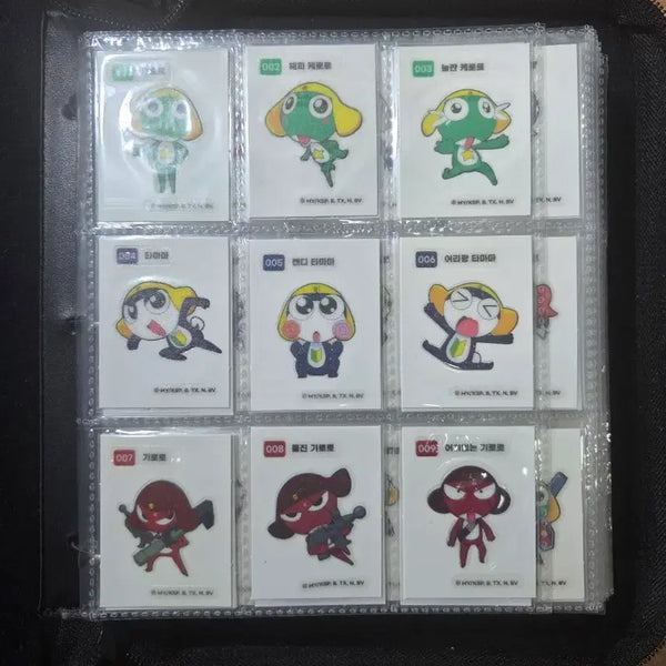 [BUNJANG] Keroro Season 1 Full Set Stickers / 시즌 1 전종 케로로 띠부씰 판매합니다