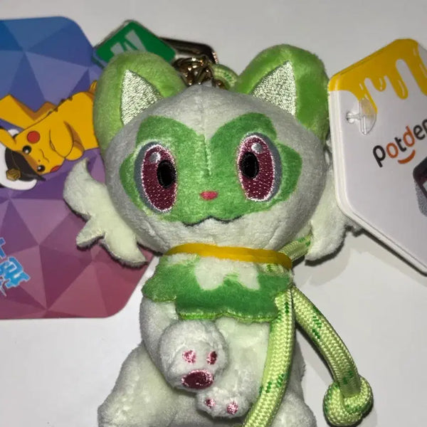 [BUNJANG] Pokemon Sprigatito Plush Keychain / 포켓몬 냐오하 인형 키링