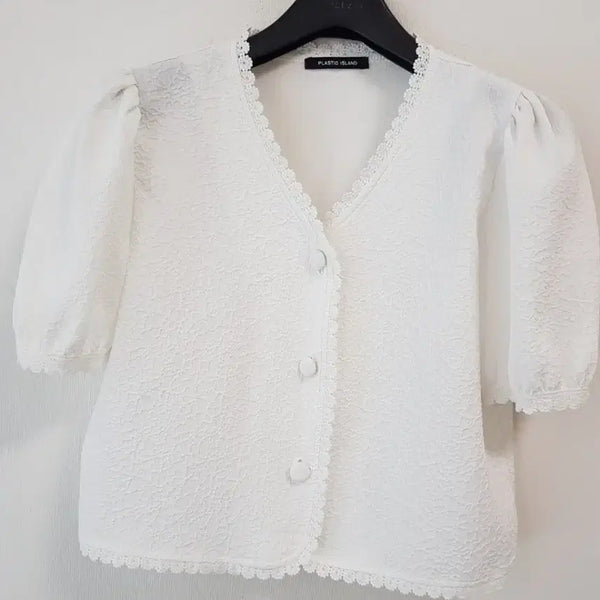 [BUNJANG] Plastic Island Women's Summer Cardigan / 플라스틱아일랜드 정품 여성가디건