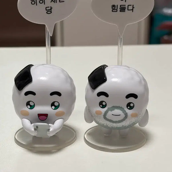 [BUNJANG] Yacha Bookrak Lee Restaurant Kungya Figure Set / 야채부락리 레스토랑 피규어 수염 주먹밥 쿵야 피규어 세트