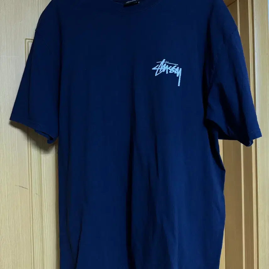 [BUNJANG] Stussy Cherry Short Sleeve T-Shirt Navy XL / 스투시 체리 반팔티 네이비 XL