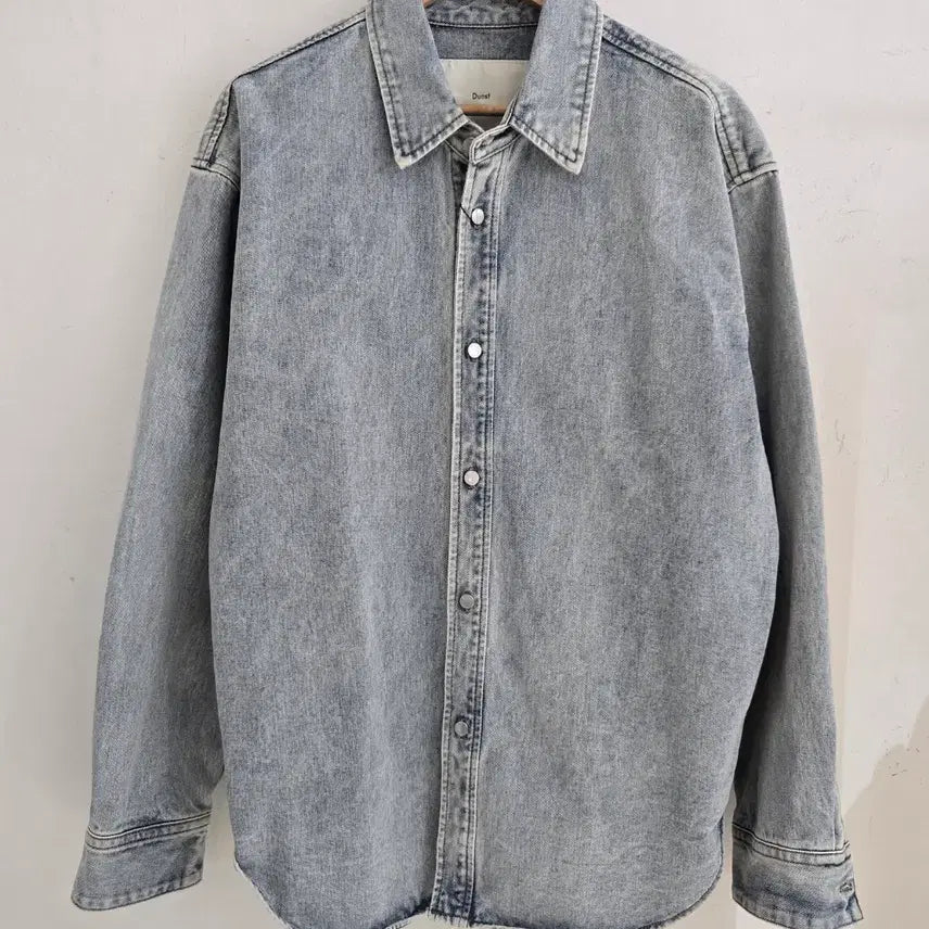 [BUNJANG] Dunst Denim Shirt Jacket Light L / 던스트 데님 셔츠 자켓