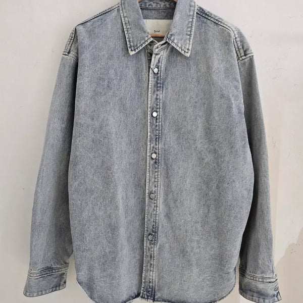 [BUNJANG] Dunst Denim Shirt Jacket Light L / 던스트 데님 셔츠 자켓