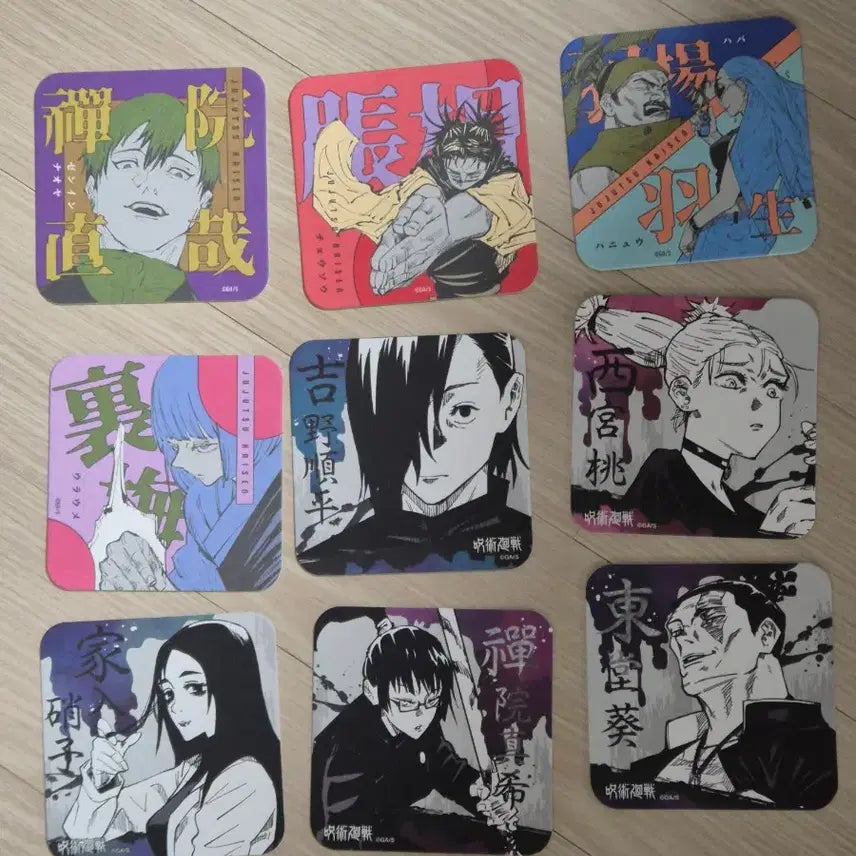 [BUNJANG] Jujutsu Kaisen Paper Coasters Bundle Set / 주술회전 종이 코스터 팝니다
