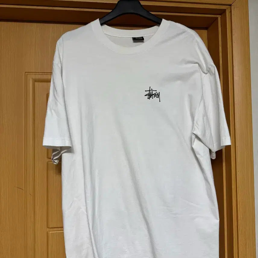 [BUNJANG] Stussy Basic Logo T-Shirt XL White / 스투시 기본 로고 반팔티 XL 화이트