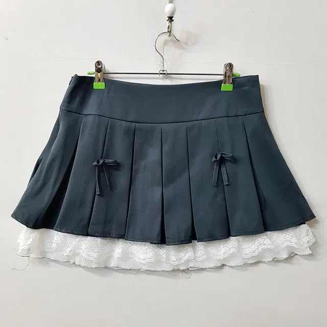 [BUNJANG] Flare Skirt Pants Deep Green / 플레어 치마 바지 딥그린