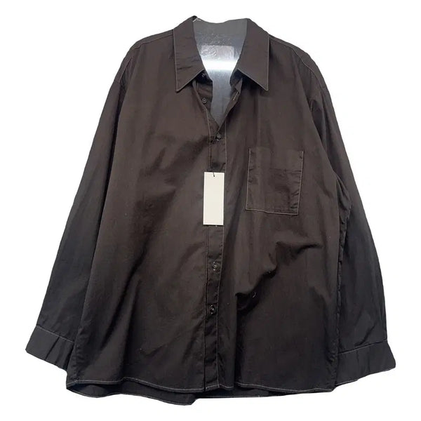 [BUNJANG] UmYang Brown Stitch Shirt XL / [새상품]음양 브라운 스티치 셔츠 XL