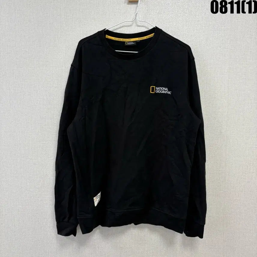 [BUNJANG] National Geographic Sweatshirt Black M / 내셔널지오그래픽 맨투맨 블랙 m