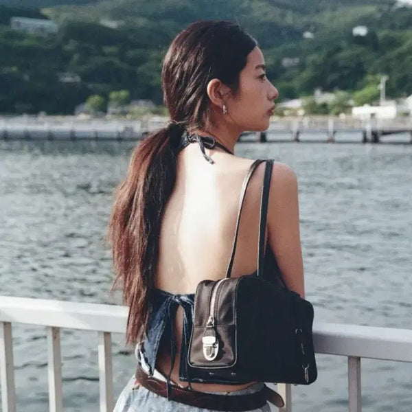 [BUNJANG] Tua Tua Roke Shoulder Bag (Nylon) / 투티에 로케숄더백(나일론)