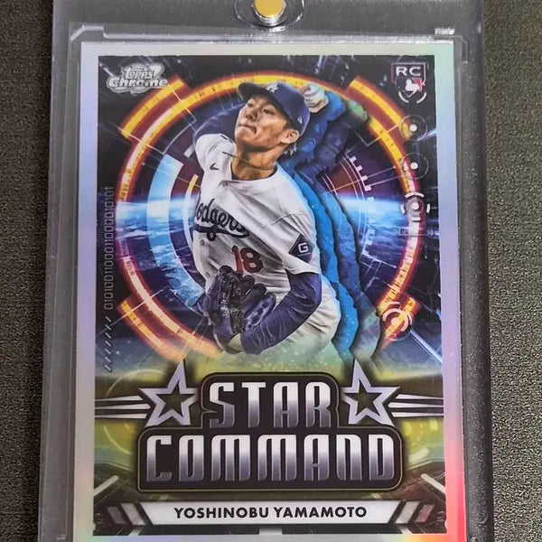 [BUNJANG] Topps Chrome Star Command Yoshinobu Yamamoto RC Rookie Card / 탑스 크롬 스타 커맨드 요시노부 야마모토 RC 루키