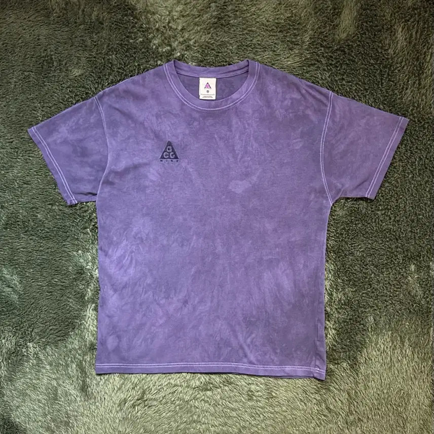 [BUNJANG] Nike ACG Hand-Dyed Embroidered Logo T-Shirt / [M] 나이키 ACG 핸드 다잉 엠브로이더리 로고 티셔츠