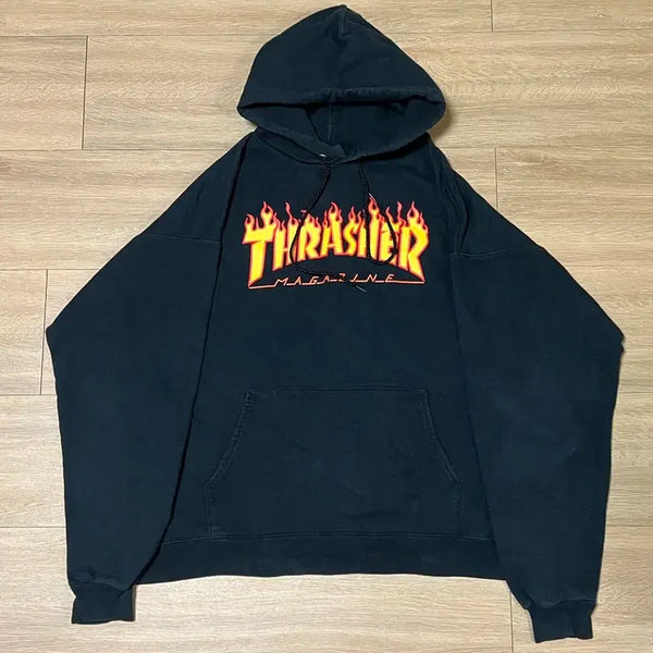 [BUNJANG] Thrasher Hoodie / 트레셔 후드티
