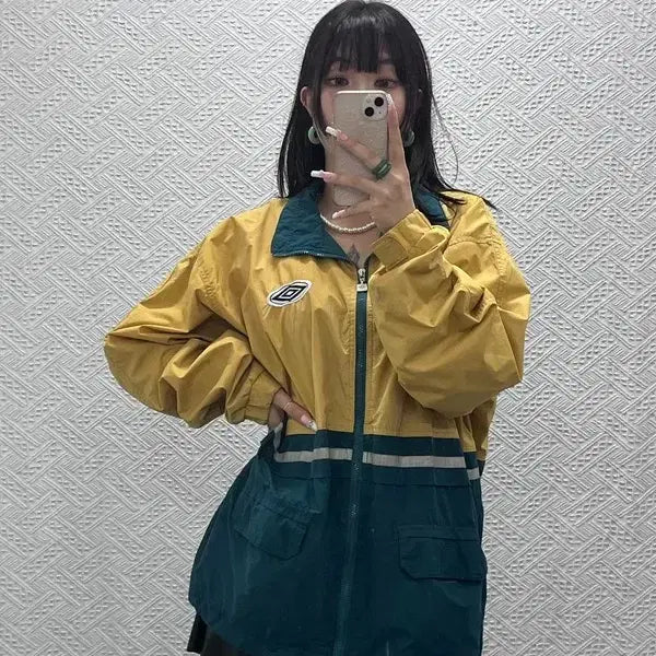 [BUNJANG] Umbro 00s Retro Windbreaker Jacket M / 엄브로 올드스쿨 레트로 00's 빈티지 바람막이 자켓 M C13798