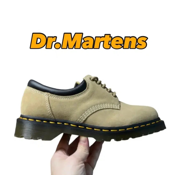 [BUNJANG] Dr. Martens 8053 Waxed Suede Savannah Tan Lace-Up Boots / [270]닥터마틴 8053 왁시 스웨이드 사바나 탄