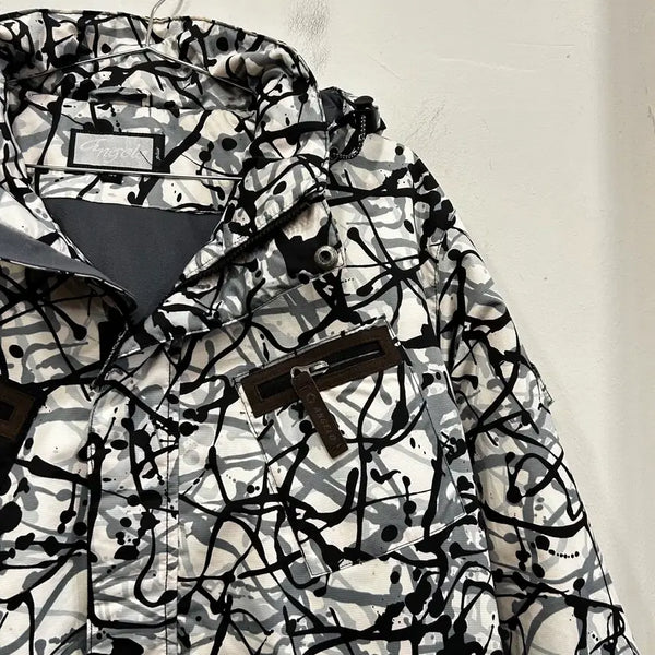 [BUNJANG] Angelo Jackson Pollock Graffiti Ski Jacket / 안젤로 ANGELO 잭슨 폴락 그래피티 스키 자켓