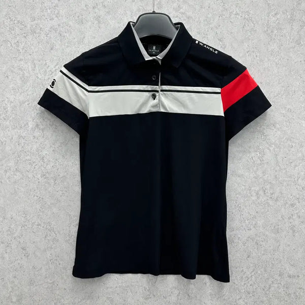 [BUNJANG] Wide Angle Women's Functional Short Sleeve Polo T-Shirt / 95 와이드앵글 골프 여자 기능성 반팔 카라티