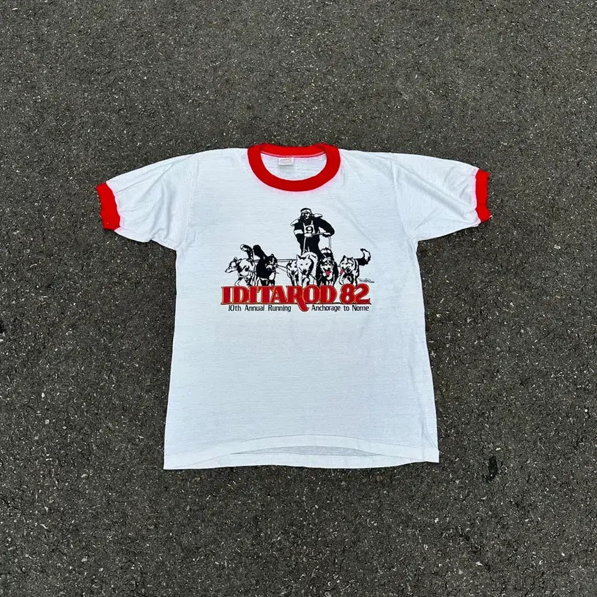 [BUNJANG] 80s Sportswear 50/50 Ringer T-Shirt / [빈티지] 80s Sportswear 50/50 T-Shirt