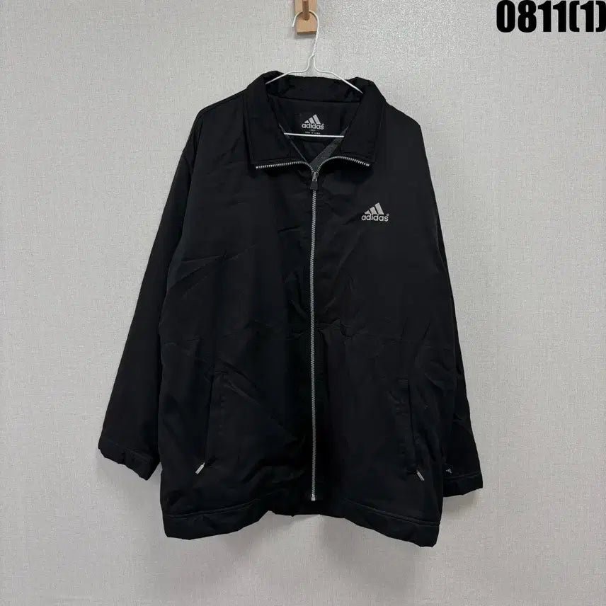 [BUNJANG] Adidas Padded Jacket Black Size 100 / 아디다스 패딩 자켓 블랙 100